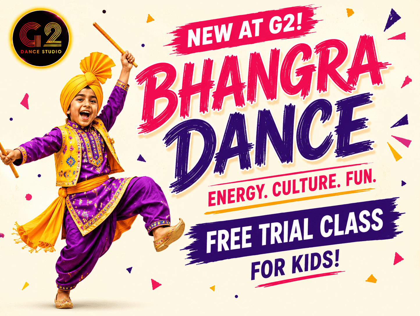 Bhangra Free Trial Class for Kids