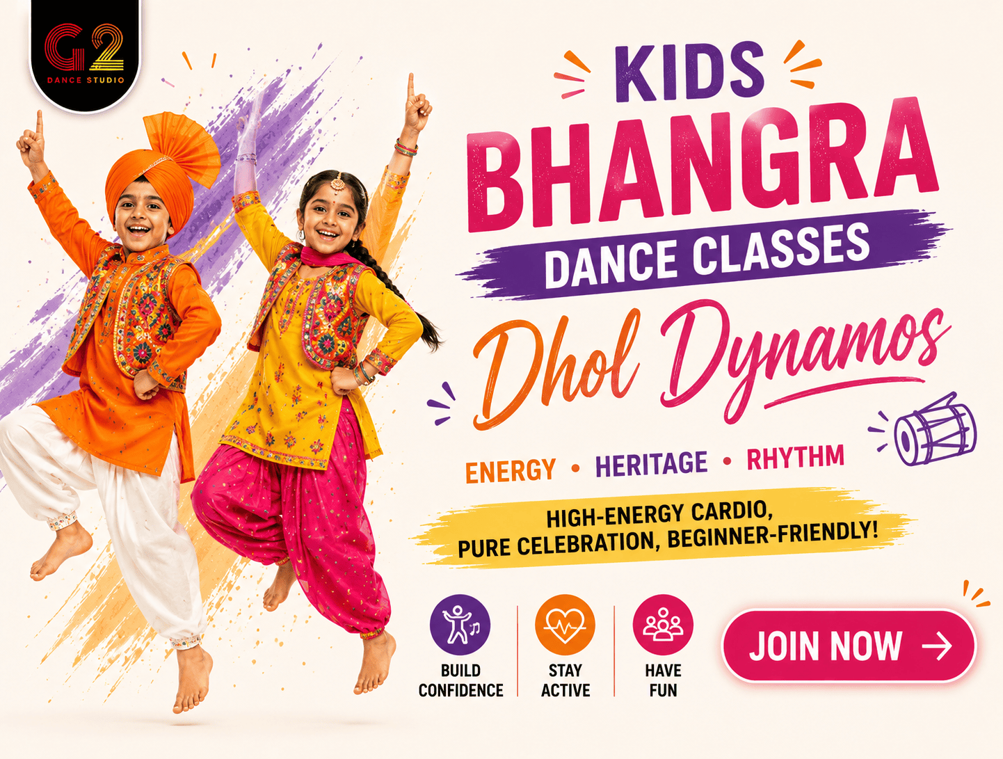 Kids Bhangra Dance Classes